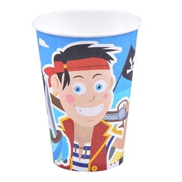 

ARPEX Papírové kelímky pirát 180 ml 8 ks