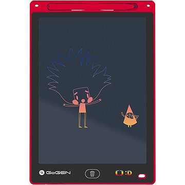 GoGEN Déčko tabulka, červená