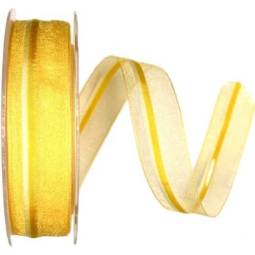 

Goldina Loy Promenade Yellow II organzová 25 mm × 20 m