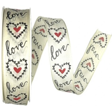 Goldina Loy 100%Love svatební 25 mm × 20 m