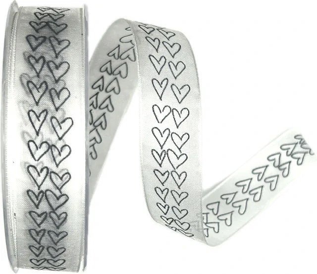 

Goldina Loy Heart & Heart taftová 25 mm × 20 m