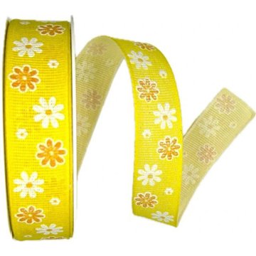 

Goldina Loy Fiori di Primavera bavlněná žlutá 25 mm × 20 m