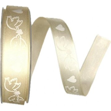 

Goldina Loy Wedding Birds svatební krémová 25 mm × 20 m