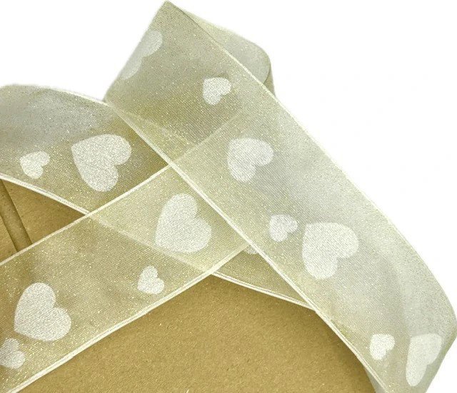 

Goldina Loy Sweet Emotion svatební organzová 40 mm × 20 m