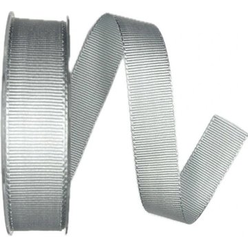 

GOLDINA Stuha rypsová Elegance stříbrná 25 mm × 20 m