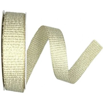 

GOLDINA Stuha rypsová Antverpen zlatá 25 mm × 20 m