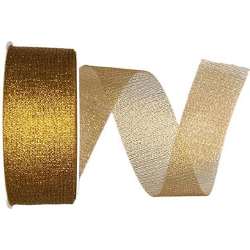 

GOLDINA Stuha dekorační síťovaná Mesh bronzová 40 mm × 25 m