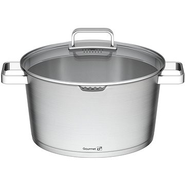 

G21 Gourmet Magic s výlevkou 28 cm s poklicí s výparníkem/cedníkem, nerez