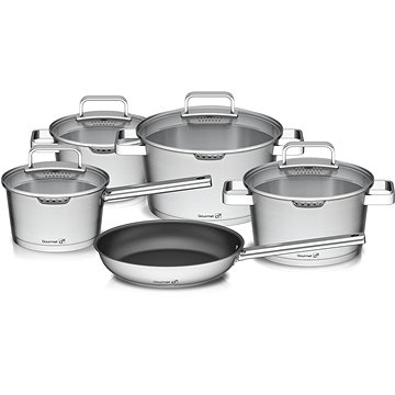 

G21 Gourmet Magic s cedníkem, 9 dílů, nerez