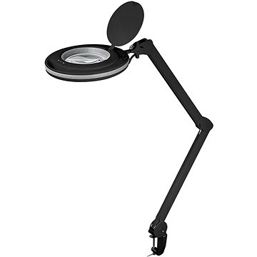 

Goobay Stolní lampa s lupou, 127 mm, 3 dioprie, stmívatelné LED osvětlení 9 W, černá
