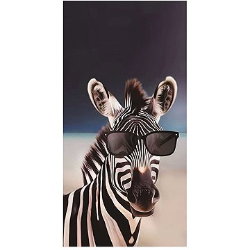 

Gordon H93 Plážová osuška rychleschnoucí z mikrovlákna, zebra, 100 × 180 cm