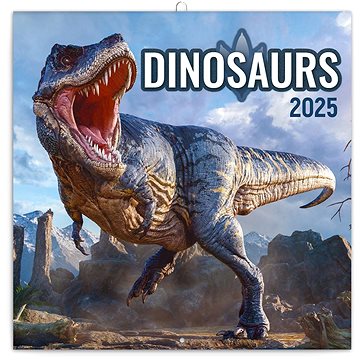 

Notique Poznámkový kalendář Dinosauři 2025, 30 × 30 cm