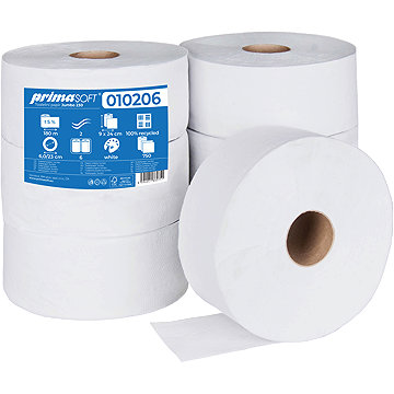 

PRIMASOFT Jumbo 230 bílý recyklovaný (6 ks)