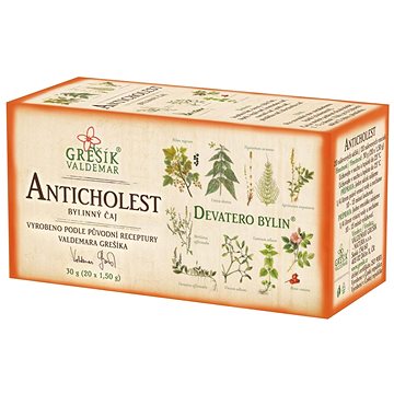 

Grešík Devatero bylin Anticholest, 20 n.s.