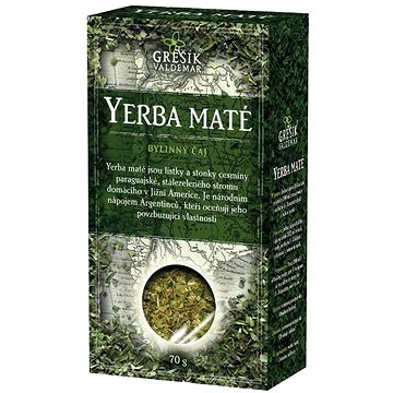 

Grešík Valdemar - Yerba maté 70 g - krabička Grešík Čaje 4 světadílů