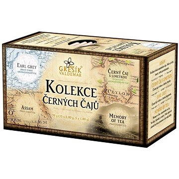

Grešík Valdemar - Kolekce Černých čajů 4 × 5 sáčků