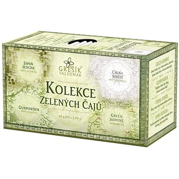 

Grešík Valdemar - Kolekce Zelených čajů 4 × 5 sáčků