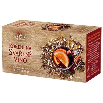 

Grešík Valdemar - Koření na svařené víno 20 sáčků