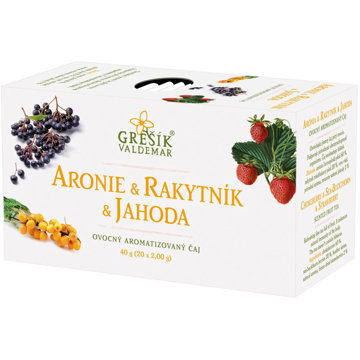 

Grešík Valdemar Aronie, Rakytník, Jahoda 20 n. s., ovocný