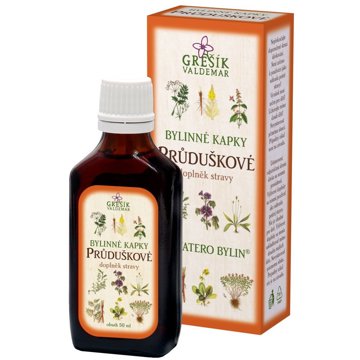 

Grešík Valdemar Devatero bylin Průduškové kapky 50 ml