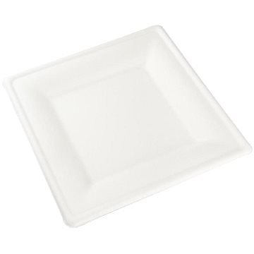 

Groupe Guillin Talíř z cukrové třtiny čtvercový 26 × 26 cm, 50 ks