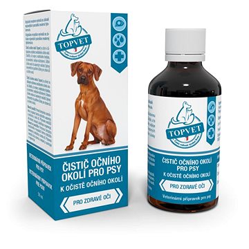 

Topvet Čistič očního okolí pro psy 50 ml