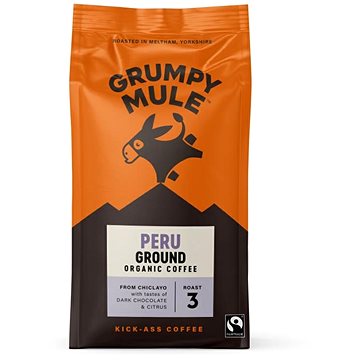 

Grumpy Mule BIO Peru SCA 84, mletá, Arabica, 200g
