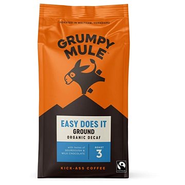 

Grumpy Mule BIO SCA 83, mletá, bez kofeinu, Arabica, 200g