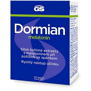 

GS Dormian melatonin, 30 kapslí