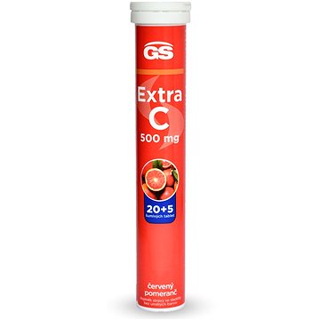 

GS Extra C 500 červený pomeranč, 20+5 šumivých tablet