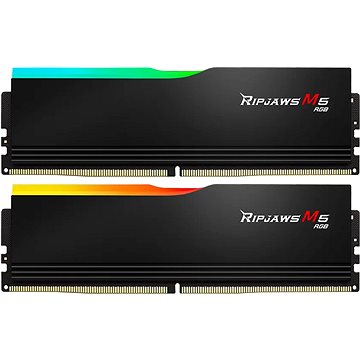 

G.SKILL 64GB KIT DDR5 6000MT/s CL30 Ripjaws M5 RGB Black