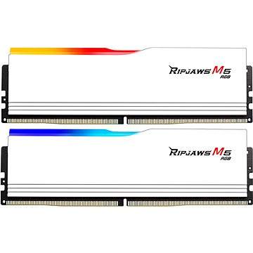 

G.SKILL 32GB KIT DDR5 6400MT/s CL32 Ripjaws M5 RGB White