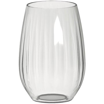 

Gastro Sklenice na pití, plastová, výška 135 mm, průměr 90 mm, rýhovaná