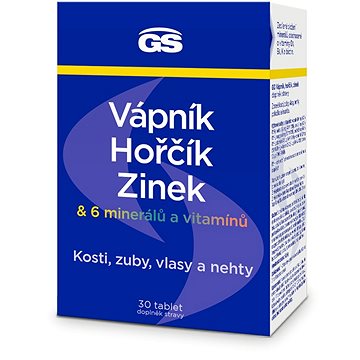 

GS Vápník, hořčík, zinek, 30 tablet