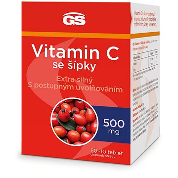

GS Vitamin C500 se šípky, 50+10 tablet