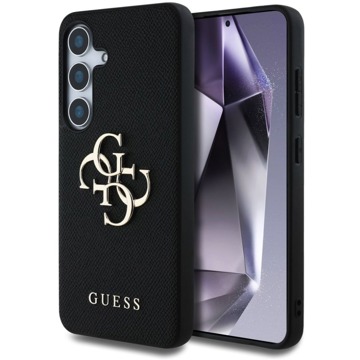 

Guess PU Grained 4G Metal Logo Zadní Kryt pro Samsung Galaxy S25+ Black