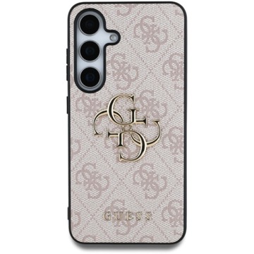 

Guess PU 4G Metal Logo Zadní Kryt pro Samsung Galaxy S25 Pink