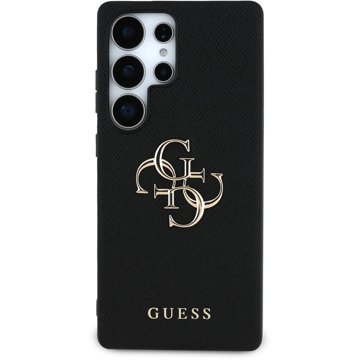 

Guess PU Grained 4G Metal Logo Zadní Kryt pro Samsung Galaxy S25 Ultra Black