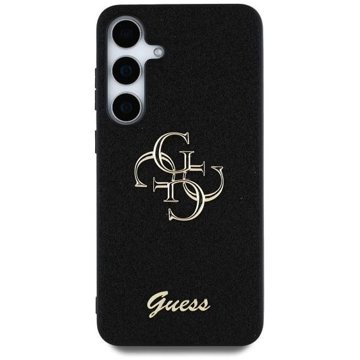 

Guess PU Fixed Glitter 4G Metal Logo Zadní Kryt pro Samsung Galaxy S25 Black