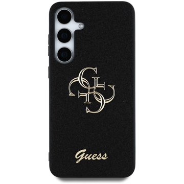 

Guess PU Fixed Glitter 4G Metal Logo Zadní Kryt pro Samsung Galaxy S25+ Black