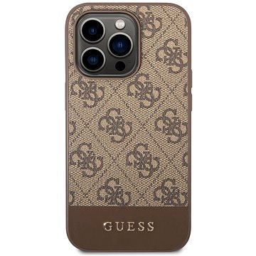 

Guess 4G Stripe Zadní Kryt pro iPhone 14 Pro Max Brown
