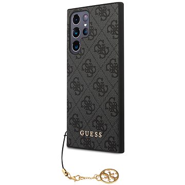 

Guess 4G Charms Zadní Kryt pro Samsung Galaxy S23 Ultra Grey