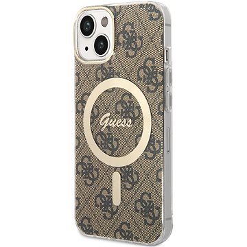 

Guess 4G IML MagSafe Kompatibilní Zadní Kryt pro iPhone 14 Brown