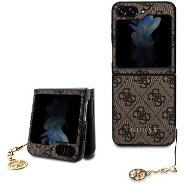 

Guess 4G Charms Zadní Kryt pro Samsung Galaxy Z Flip 5 Brown