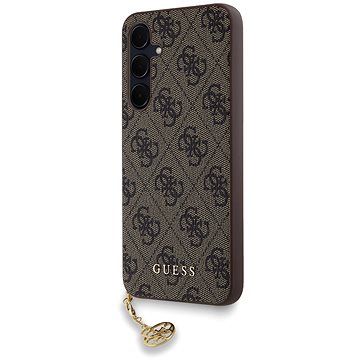 

Guess 4G Charms Zadní Kryt pro Samsung Galaxy A35 5G Brown