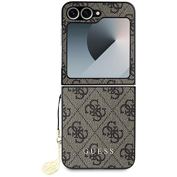 

Guess 4G Charm Zadní Kryt pro Samsung Galaxy Z Flip6 Brown