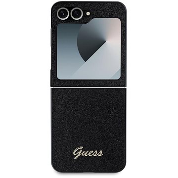 

Guess PC/TPU Glitter Flakes Metal Logo Zadní Kryt pro Samsung Galaxy Z Flip6 Black