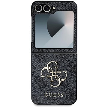 

Guess PU 4G Metal Logo Zadní Kryt pro Samsung Galaxy Z Flip6 Grey
