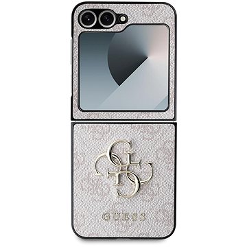 

Guess PU 4G Metal Logo Zadní Kryt pro Samsung Galaxy Z Flip6 Pink
