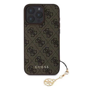 

Guess 4G Charm Zadní Kryt pro iPhone 16 Pro Max Brown
